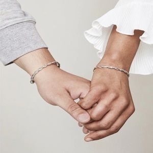 New in bag Gabriel Make A Wish - Sterling Silver Twisted Cuff Bracelet.